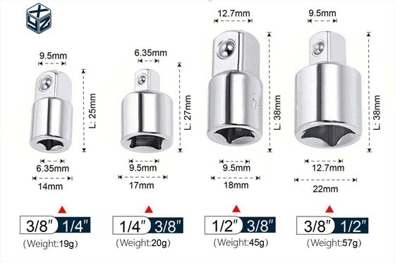 1/2&quot; Silber-Anschluss-Adapter und -Reduktor mit natürlichem CRV-Material