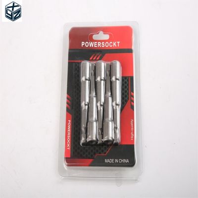 7mm*65mm*5PC starke magnetische Nuss-Treiber-Set mit klaren Markierungen CRV Material