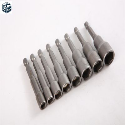 7mm*65mm*5PC starke magnetische Nuss-Treiber-Set mit klaren Markierungen CRV Material