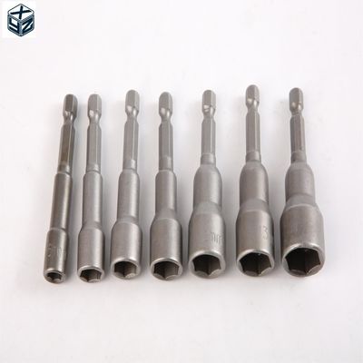 CRV-Material 9mm*65mm*5PC Magnet-Nuss-Treiber-Set für 1/4in-Antrieb