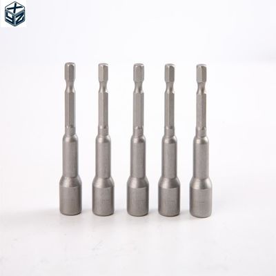 Nicht eingestuftes Material der Klasse CRV 6.35 Hexagon 10mm*65mm*5PC Stärker Magnet-Nuss-Treiber-Set