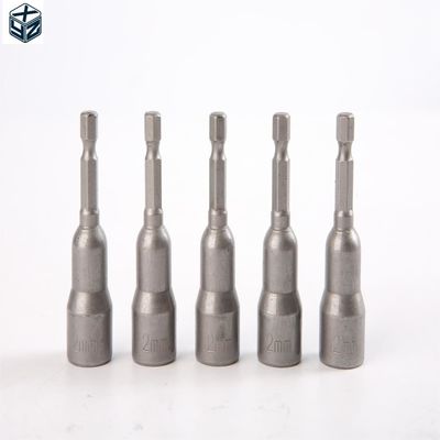 Große Wärmebehandlung CRV Material 6.35 Sechseck 12mm*65mm*5PC Nuss Treiber Set