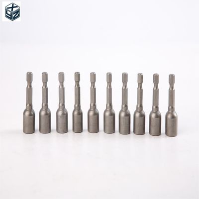 Natürliche Veredelung CRV Material 6.35 Hexagon 10mm*48mm*10PC Stärker Magnet-Nuss-Treiber-Set