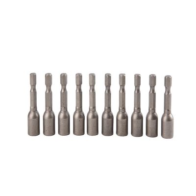 1/4 Zoll Antrieb Größe CRV Material 6.35 Hexagon 9mm*42mm*10PC Starker Magnet-Nuss-Treiber-Set