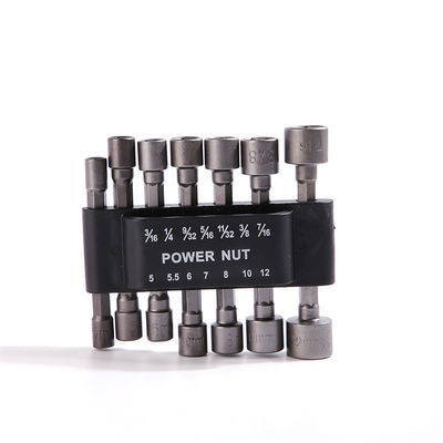 CRV 14pcs Schraubenzieher Schraubschraubschraubfach Steckdosenbetrieb Bit Set Nussbetrieb Set für Bohrhandwerkzeug