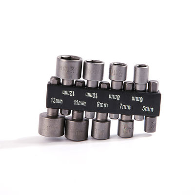 5 mm 9 Stück Schraubendreher Steckdosensatz für 5-13 mm Hand-/Elektrowerkzeug