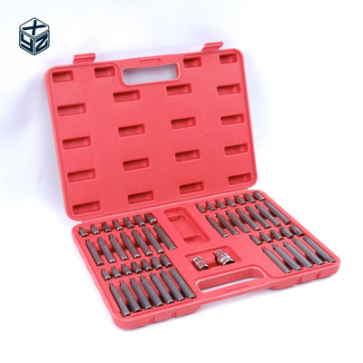 Customized Logo Legierung Stahl CRV Material 54pcs Plastikbox Bits für hohe Genauigkeit gesetzt