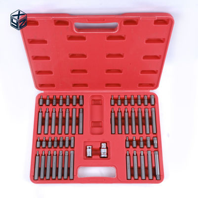 Customized Logo Legierung Stahl CRV Material 54pcs Plastikbox Bits für hohe Genauigkeit gesetzt