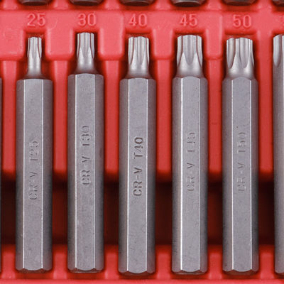 Customized Logo Legierung Stahl CRV Material 54pcs Plastikbox Bits für hohe Genauigkeit gesetzt