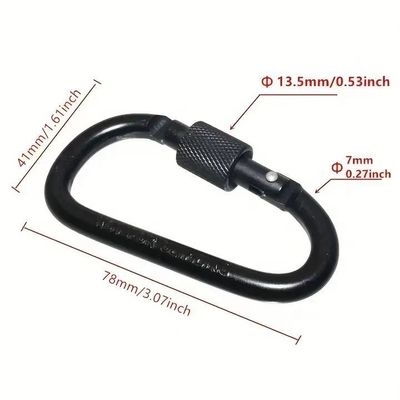 Black Oxide Finish 6pcs Schnellveröffentlichung 1/4 Zoll Hex Schraubschrauber Bit Halter Schlüsselschnur