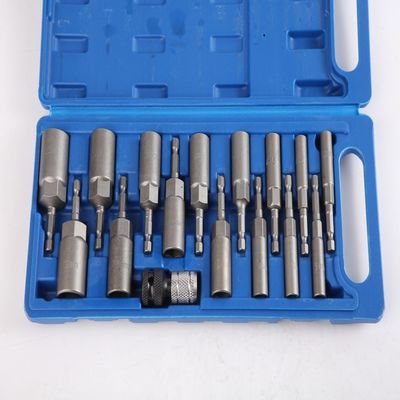 Allgemeine Deep 16pcs Hand elektronische Werkzeugset mit CRV Material H5.5 bis H19MM Nuss Antrieb