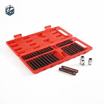 Industrielle Qualität 40 Stück Bits mit rotem S2-Material und natürlicher Kunststoffbox
