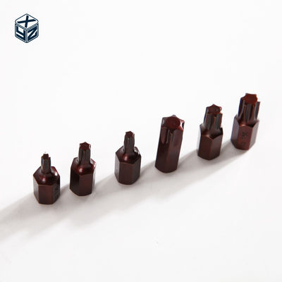 Industrielle Qualität 40 Stück Bits mit rotem S2-Material und natürlicher Kunststoffbox