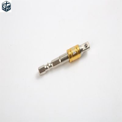 CRV Chrom-Vanadium-Stahl Silber 1/4' 54mm Universal-Steckdosenadapter für langlebige