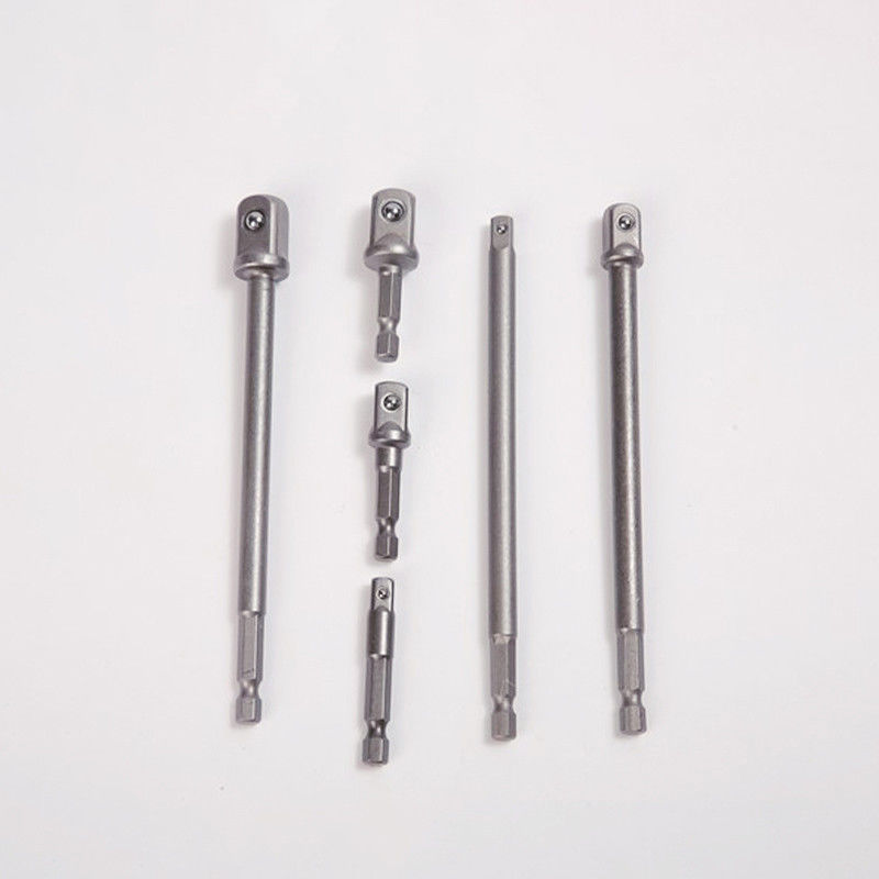 CRV-Material Silber 1/4' 150MM 6&quot; 2&quot; Steckdose Adapter Set Hand-/ Elektrowerkzeug kompatibel