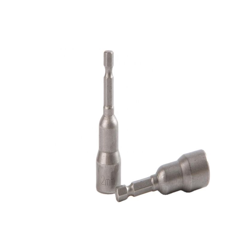 Große Wärmebehandlung CRV Material 6.35 Sechseck 12mm*65mm*5PC Nuss Treiber Set