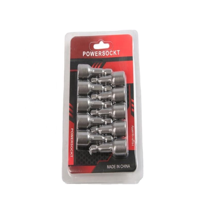 6.35 Hexagon 8mm*42mm*10PC CRV Magnet-Nuss-Treiber mit starken magnetischen Eigenschaften