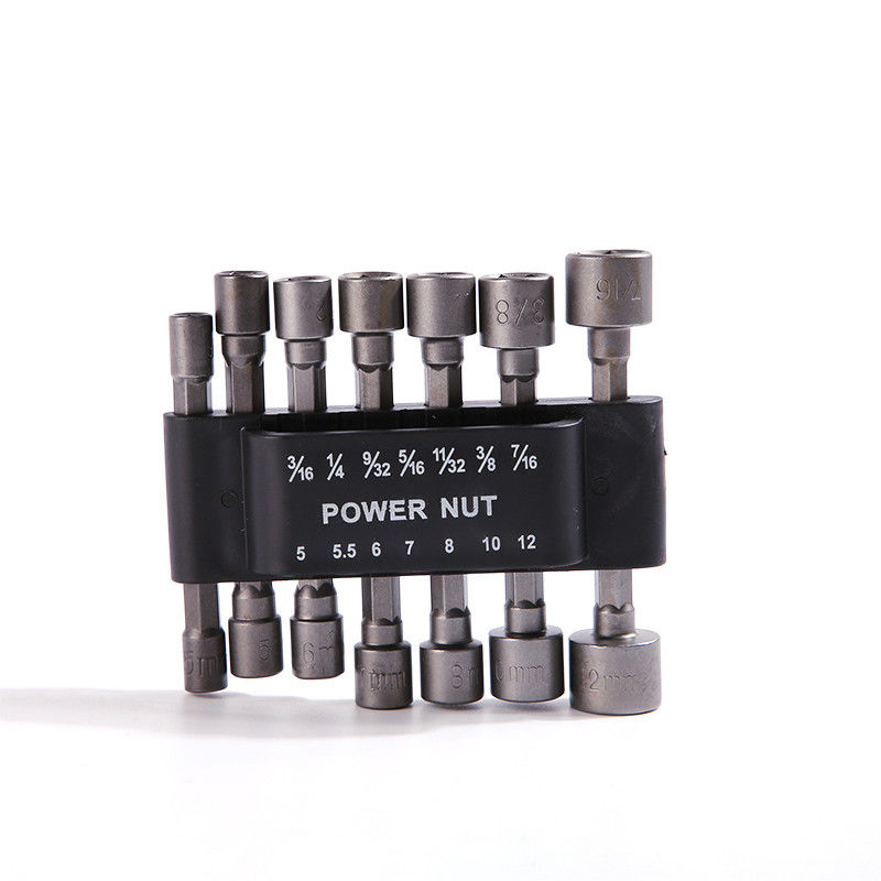 CRV 14pcs Schraubenzieher Schraubschraubschraubfach Steckdosenbetrieb Bit Set Nussbetrieb Set für Bohrhandwerkzeug