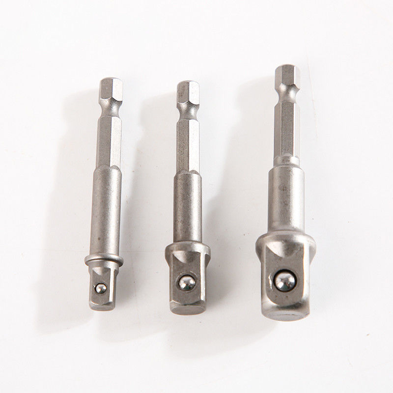 CRV-Material-Anschluss-Adapter in 2,5 Zoll für 1/4 &quot; Schwarz Original Silber